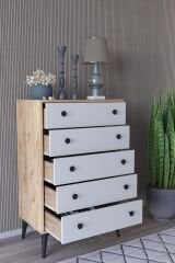 5 Çekmeceli Derin Şifonyer