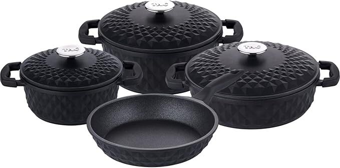 Taç Carabella 7 Parça Granit Döküm Tencere Seti